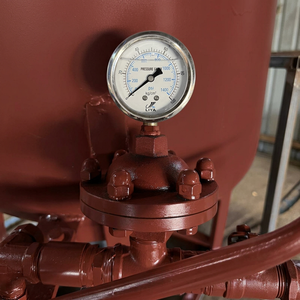 Capacidad de salida de 1110L/min, bomba mezcladora de hormigón de doble cilindro, adecuada para sitios de construcción. La potencia de accionamiento de doble motor es de 7.5 KW - Product Image 2