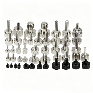 Tornillos de Cabeza Moleteada de Aluminio Anodizado en Negro Plateado Personalizados M3-M8 para Carcasas de <span class=keywords><strong>PC</strong></span> <span class=keywords><strong>Gaming</strong></span> y Personalización DIY - Product Image 1