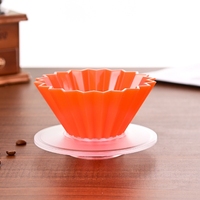 Coloré fait à la main café goutte à goutte filtre tasse maison petit gâteau résine goutteur PC verser sur café filtre tasse
