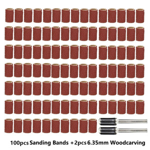 Kezhide Sanding Rings 100pcs With 2 <b>Extension</b> <b>Rods</b> For Electric Grinder Polishing And Grinding Accessories - Product Image 3