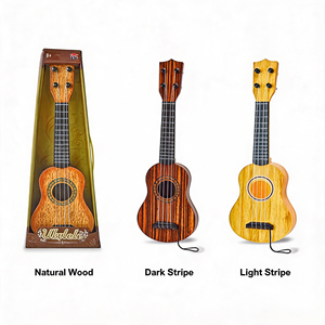 Puzle educativo <span class=keywords><strong>para</strong></span> niños, instrumento Musical de simulación, 4 cuerdas, guitarra clásica de madera, juegos - Product Image 5