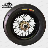 Kit de roues Supermoto SKOAX Elite Series 10 pouces pour Sur-Ron Hyper Bee, moyeu CNC Billet, pneus KENDA, pièces Surron, Mini Dirt