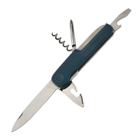 Couteau multifonctionnel en acier inoxydable, couteau suisse pliable portable, mini couteau pliable multifonctionnel pour l'extérieur, idéal comme cadeau