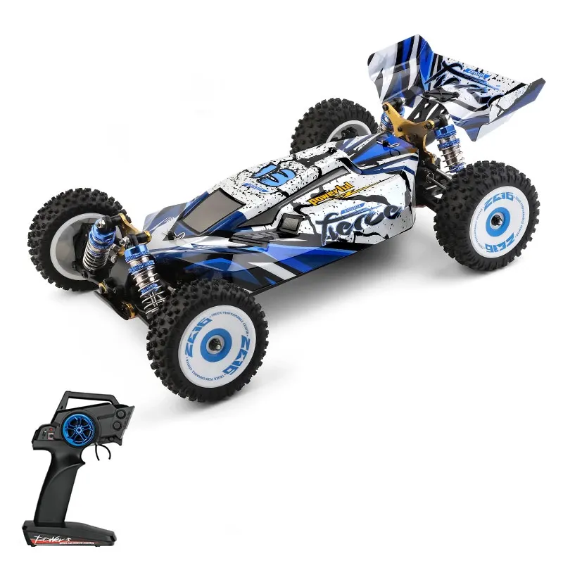 WLtoys 124017 124018 124019 V2 75KM/H 2.4G RC Car Brushless 4WD Electric High Speed Off-Road Drift Remote Control Toys for Adult