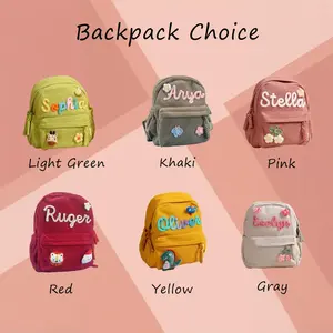 Sac à dos personnalisé pour tout-petits, sacs à dos personnalisés avec <span class=keywords><strong>nom</strong></span>, sac d'école pour enfants, filles, garçons, enfants d'âge préscolaire - Product Image 6