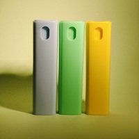 Flacon pulvérisateur carré en plastique de 10 ml, multicolores, anti-moustiques, pulvérisation par bouton-poussoir, rechargeable, logo personnalisé