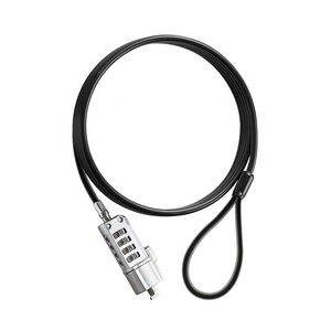 2022 Khóa Bảo Mật Máy Tính Xách Tay Khóa Cáp Kết Hợp Di Động Có Bảo Vệ Mật Khẩu 4 Chữ Số - Product Image 4