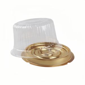 फैक्टरी थोक जेएस <span class=keywords><strong>001</strong></span>-0003 गोल पालतू केक बक्से बेकरी और केक की दुकानों के लिए - Product Image 5