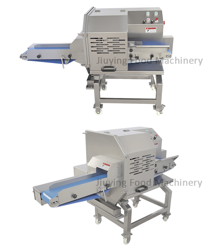 145mm Feeding Inlet Width Conveyor Type Commercial Cooked Meat Slicing Machine