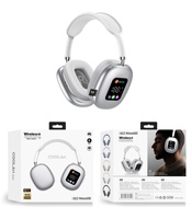 Nouveauté Casque sans fil à réduction de bruit Casque de jeu supra-auriculaire avec panneau LED