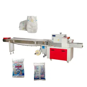 Automatische Wegwerp Volwassen Baby Luier Flow Verpakkingsmachine