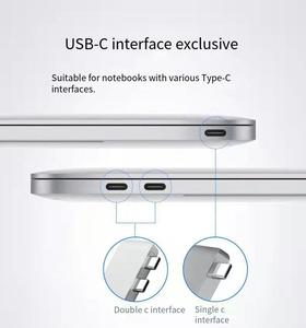 Ugreen 7 trong 1 USB C <span class=keywords><strong>Thunderbolt</strong></span> 3 Bộ chuyển đổi kép cho HDMI 2 <span class=keywords><strong>USB3.0</strong></span> 100W PD Cổng USB C SD TF giao diện thẻ - Product Image 4