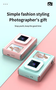 Y23 Vintage CCD Máy Ảnh Kỹ Thuật Số Phía Trước Ống Kính Phía Sau Mini Bỏ Túi Máy Ảnh HD Video Ghi Âm Ảnh Tự Sướng Gương IP CCD Ảnh Video Máy Ảnh - Product Image 4