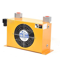 Échangeur de chaleur à plaques en aluminium combiné avec refroidisseur d'huile hydraulique et ventilateur pour compresseur d'air à vis rotatif