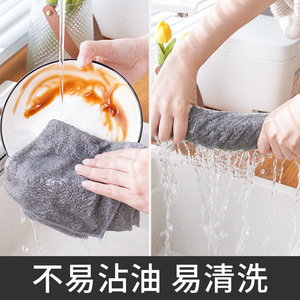 Éponges à vaisselle en fibre de charbon de bambou en gros, très absorbantes, faciles à nettoyer, éponges de nettoyage de cuisine, torchons absorbants. - Product Image 3