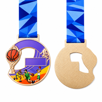 Médailles en alliage de zinc moulées sur mesure, impression typographique, vente chaude du fabricant, pour compétitions de basketball et événements sportifs
