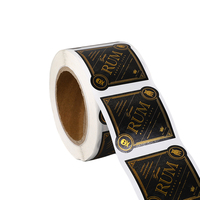 Étiquette autocollante en PVC personnalisée avec logo multicolore, réutilisable, durable, imperméable