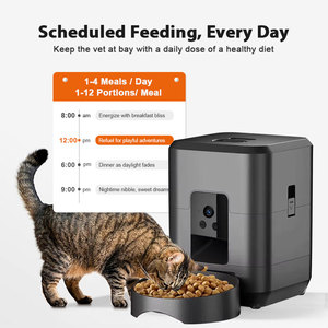 Distributeur automatique de nourriture pour chat intelligent 2L, distributeur automatique de nourriture pour chien, distributeur de nourriture sèche pour chien, contrôle quantitatif programmé par application, distributeur automatique de nourriture pour chat, bol pour animaux de compagnie - Product Image 3