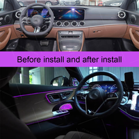 Nouveau Haut-parleur Tweeter Rotatif 4D/5D 64 Couleurs Original pour Mercedes Classe E W214, Haut-parleur de Voiture Lumineux LED RGB, Remplacement de Klaxon
