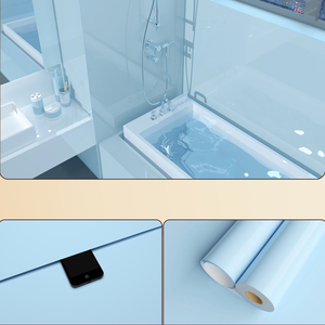 Pegatinas Geométricas Modernas Autoadhesivas de PVC Impermeables e Ignífugas para Cocina, Sala de Estar y Paredes del Hogar 2025 - Product Image 4