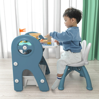 Ensemble table et chaise d'étude pour enfants de maternelle, bureau pour enfants, bureau d'étude pour enfants, ensemble de bureau et de chaise multifonctionnel pour enfants
