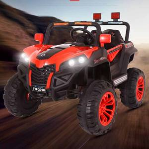 高品质儿童玩具汽车遥控双座四轮驱动骑乘汽车秋千婴儿电动玩具越野车 - Product Image 4