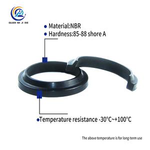 <span class=keywords><strong>Joint</strong></span> d'étanchéité <span class=keywords><strong>hydraulique</strong></span> <span class=keywords><strong>double</strong></span> lèvre en J LBH pour grattoir anti-poussière, taille personnalisée, plage <span class=keywords><strong>de</strong></span> température -30~+100°C - Product Image 3