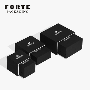 FORTE 2025 Boîte à bijoux en cuir PU avec logo personnalisé, nouvelle conception de boîtes d'emballage pour bijoux de luxe - Product Image 3