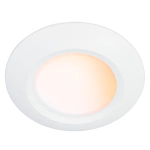 Plafonnier LED rond de 9 pouces, 5 températures de couleur sélectionnables, profil bas, à visser, montage en surface, 18W, 1500 lumens - Product Image 1