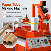 Máquina para Hacer Tubos de Papel, Equipo de Alta Velocidad para Formar Núcleos de Papel, Línea de Producción de Tubos de Papel Cilíndricos