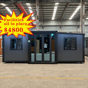 Luxo 20FT Container Móvel Dobrável Móvel Modular Pronto Prefab Pré-fabricada Casa Minúscula - Product Image 3