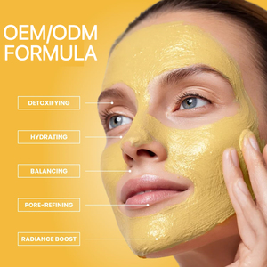 <span class=keywords><strong>Maschera</strong></span> <span class=keywords><strong>all</strong></span>'<span class=keywords><strong>Argilla</strong></span> di Curcuma OEM/ODM con Vitamina C per <span class=keywords><strong>Viso</strong></span> e Corpo, Tratta le Macchie Scure, Affina i Pori, Idrata e Nutre Tutti i Tipi di Pelle - Product Image 3
