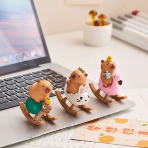 <span class=keywords><strong>Série</strong></span> de chevaux à bascule Capibala, boîte mystère, poupée Capybara, <span class=keywords><strong>série</strong></span> de dessins animés, <span class=keywords><strong>série</strong></span> de guérison, ornements de bureau en PVC, cadeau d'anniversaire - Product Image 6