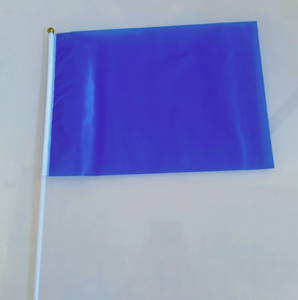 Bandierina Promozionale Personalizzata con Logo, in Poliestere Resistente allo Sbiadimento, Colori Vivaci, Portatile con Punta a Lancia, 14x21 cm - Product Image 6
