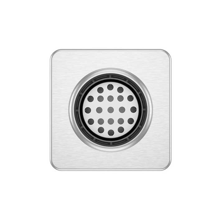 Bouchon De Douche Carré Anti-odeurs Et Anti-insectes - En Silicone Antidérapant, Pour Baignoire, Douche, évier De Cuisine