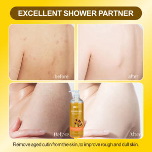 Wiseking <span class=keywords><strong>Papaya</strong></span> Lightening Gel de ducha 1000ml Limpio Hidratante Exfoliante Orgánico Hidratante suave Uso diario Lavado corporal natural - Product Image 6