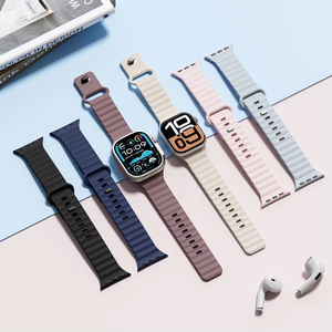 <span class=keywords><strong>Correa</strong></span> de silicona para <span class=keywords><strong>Apple</strong></span> <span class=keywords><strong>Watch</strong></span>, correas deportivas de 46mm, 44mm, 45mm, 40mm, 42mm y 41mm, serie iWatch 11, 10, SE, 9, 8, 7, 6, 5 - Product Image 3