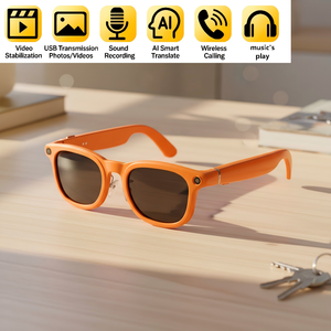 NOUVELLES Lunettes Intelligentes de Traduction IA Google <span class=keywords><strong>Xo1</strong></span> Ultra, Double Caméra 8MP, Enregistrement Vidéo 1200P, Verres Polarisés, Étanchéité IP67 - Product Image 1