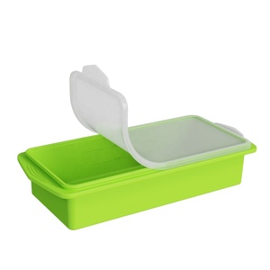 Moule à glaçons en silicone alimentaire réutilisable grande capacité sans BPA facile à nettoyer pour blocs de soupe – Vente en gros - Product Image 6