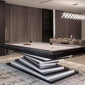 Billar de pizarra de madera maciza, nuevo y moderno, personalizado, mesa de billar de 7, <span class=keywords><strong>8</strong></span> y 9 pies, las mesas de billar profesionales más baratas, al por mayor - Product Image 2