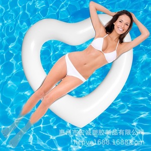 Inflatable Pvc Heart Swimming <b>Ring</b> 90Cm120Cm For Adults Water Sports Floatation Device - Product Image 1