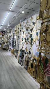 PL fiori fatti a mano foglia di lusso altri accessori decorazioni per la <span class=keywords><strong>casa</strong></span> decorazioni d'arte pezzi decorazione della parete <span class=keywords><strong>2023</strong></span> camera di Design in metallo parete arte - Product Image 6