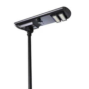 Blade All-In-One 150W Led Zonne-Straat Licht Aluminium Legering Met Ip66 Ik08 Rating Outdoor Road Snelweg Dc Batterij Voeding