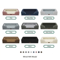 Solides Orthopädisches Hundebett mit Wasserdichtem Eierkarton-Schaumstoff und 3-Seitigem Polster, Waschbares Haustier-Sofa für Einzelhändler und Maßanfertigung