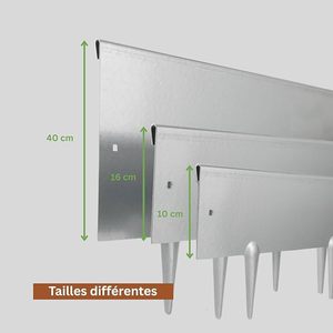 ขอบสนามหญ้าเหล็กคอร์เทน10เมตรด้านบนโค้งมน10เมตร x 1เมตรพับได้ขอบสนามหญ้าแบบ DIY สำหรับ orchards ขอบเตียงดอกไม้ - Product Image 3