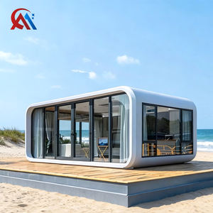 Rumah Prefab Pintar dengan Sistem Otomasi Rumah dan Energi Surya untuk Kehidupan Modern Tech Apple Cabin - Product Image 2