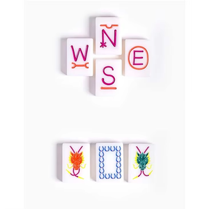 ชุดไพ่นกกระจอกอเมริกันอะคริลิคสีขาวแบบกำหนดเองชั้นเดียวกระเบื้อง160เหมาะเป็นของขวัญสำหรับเด็กผู้หญิง - Product Image 4