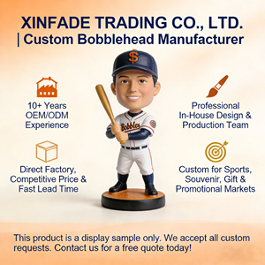 งานประติมากรรมตุ๊กตาบ็อบเบิ้ลเฮดแบบกำหนดเอง  งานเรซิ่นเพ้นท์มือ  รับผลิตแบบ OEM/ODM ของที่ระลึกแบบกำหนดเองสำหรับแฟนกีฬา ของสะสมงานศิลปะ - Product Image 6