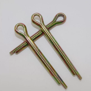 <span class=keywords><strong>ISO1234</strong></span> ชุบสังกะสี 70 #   สลักล็อคเหล็กกล้าคาร์บอน 5 มม. คุณภาพสูง ชุบสังกะสีเหลือง ขนาด M1 M1.5 M2 M2.5 M3 M4 M5 M6 M8 M10 - Product Image 5