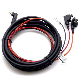 Câble d'alimentation TYPE-C avec 2 collecteurs électriques automobiles Câble de rallonge d'alimentation pour <span class=keywords><strong>voiture</strong></span> et accessoires tels que GPS - Product Image 1